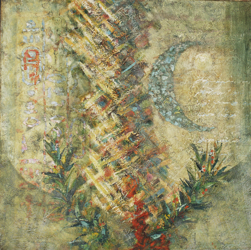 Konstantinas Žardalevičius tapytas paveikslas Mintys, Abstrakti tapyba , paveikslai internetu