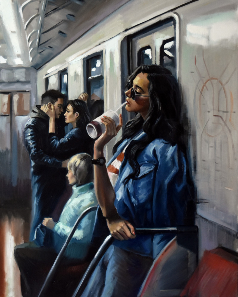 Serghei Ghetiu tapytas paveikslas The Underground life, Realizmas , paveikslai internetu