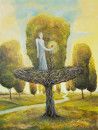 Voldemaras Valius tapytas paveikslas Ištakos. Gimtinė, Angelų kolekcija , paveikslai internetu
