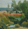 Summer Day original painting by Vytautas Laisonas. Landscapes
