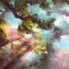 Petras Lukošius tapytas paveikslas Rytas, Abstrakti tapyba , paveikslai internetu