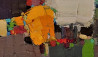 Rytas Jurgelis tapytas paveikslas Geltonas žydėjimas, Abstrakti tapyba , paveikslai internetu