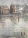 Jerome Cigara tapytas paveikslas Trakai mist, Peizažai , paveikslai internetu