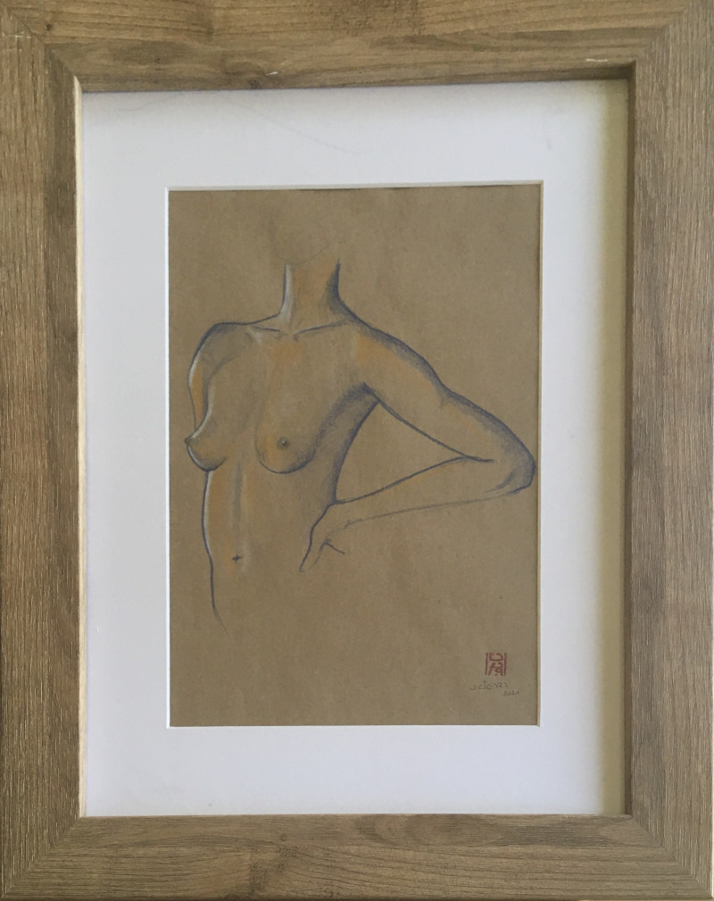 Jerome Cigara tapytas paveikslas Naked C, Aktas , paveikslai internetu