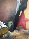 Arnoldas Švenčionis tapytas paveikslas 2022-ųjų siurrealizmas, Išlaisvinta fantazija , paveikslai internetu
