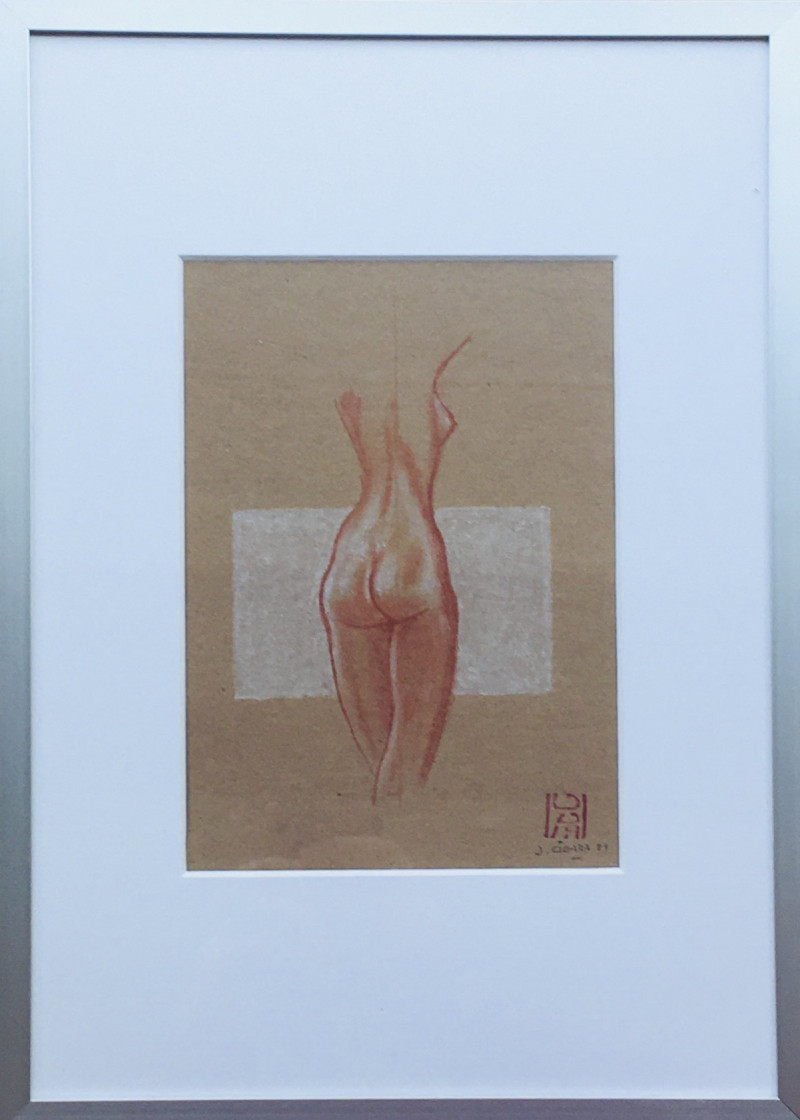 Jerome Cigara tapytas paveikslas Naked F, Tapyba su žmonėmis , paveikslai internetu