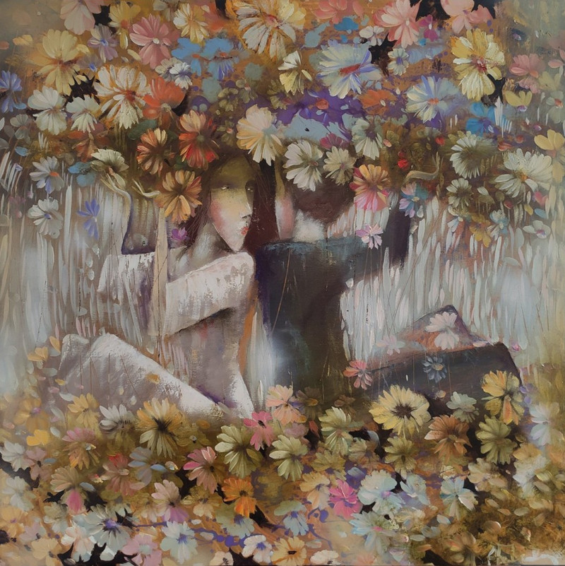 Alvydas Venslauskas tapytas paveikslas Dangus griūva, Nepataisomiems romantikams , paveikslai internetu