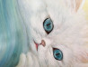 Olga Kom tapytas paveikslas Pūkelis, Animalistiniai paveikslai , paveikslai internetu