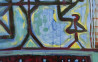 Ugnius Motiejūnas tapytas paveikslas Žemėlapis, Abstrakti tapyba , paveikslai internetu