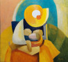 Irina Troma tapytas paveikslas Madona 1, Abstrakti tapyba , paveikslai internetu