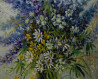 Irma Pažimeckienė tapytas paveikslas Iš lubinų pievos, Gėlės , paveikslai internetu