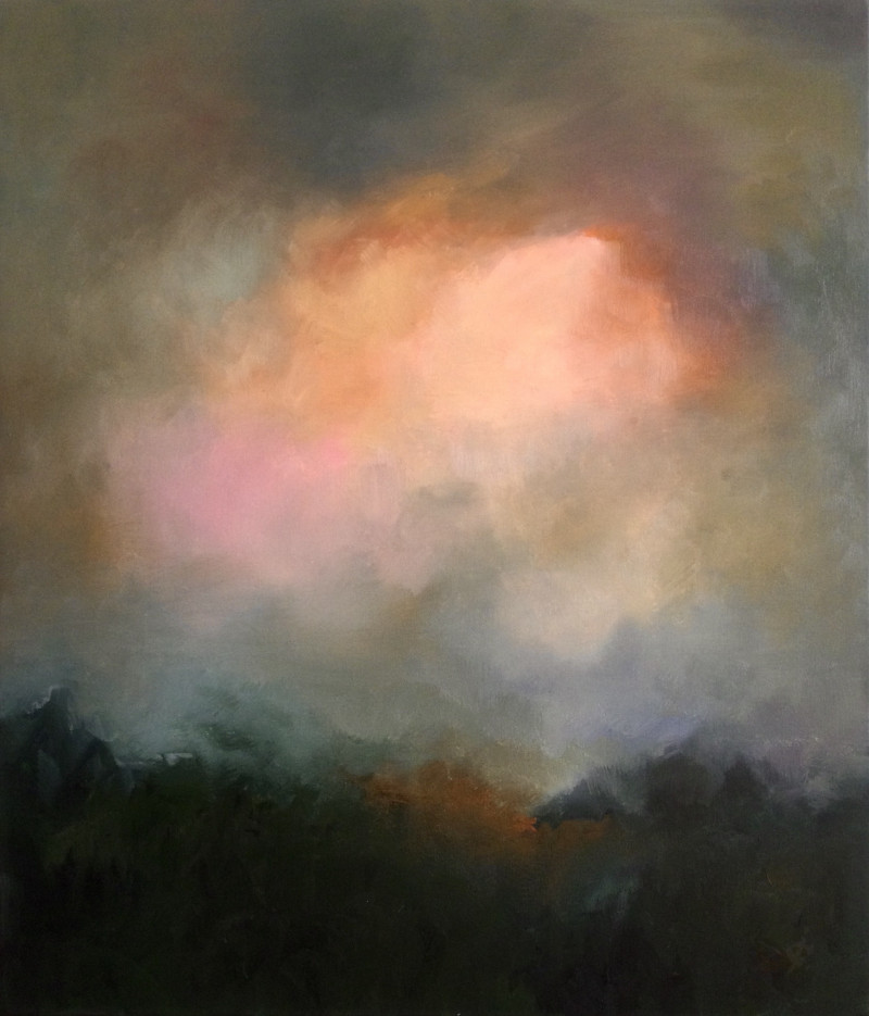 Junija Galejeva tapytas paveikslas Peizažas. Lento, Abstrakti tapyba , paveikslai internetu