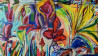 Irises original painting by Arvydas Martinaitis. Abstract Paintings
