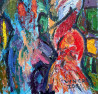 Vincas Andrius (Vincas Andriušis) tapytas paveikslas Atsiminimas apie šokį sapne, Abstrakti tapyba , paveikslai internetu