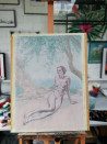 Natalie Levkovska tapytas paveikslas Melancholija, Aktas , paveikslai internetu