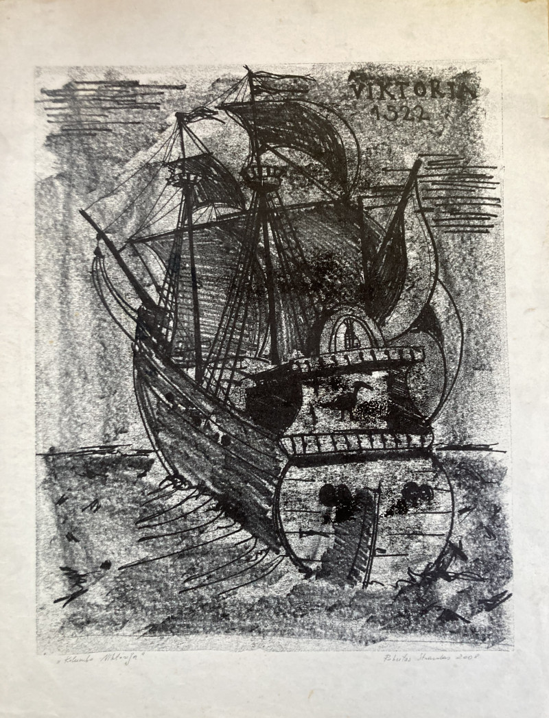 Robertas Strazdas tapytas paveikslas Kolumbo Viktorija, Marinistiniai paveikslai , paveikslai internetu