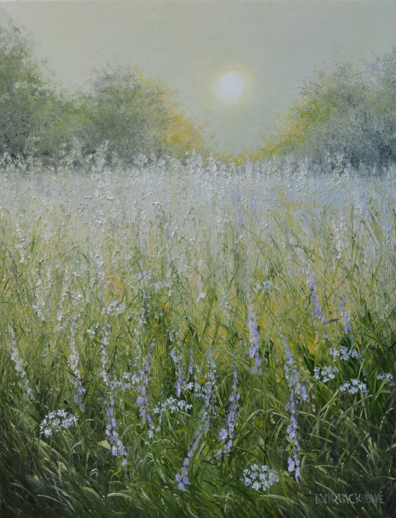 Middle of Summer Morning original painting by Danutė Virbickienė. Paintings With Summer