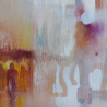 Aistė Jurgilaitė tapytas paveikslas ŠILTAS LIETUS SENAMIESTYJE, Abstrakti tapyba , paveikslai internetu