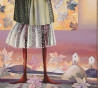 Aurika tapytas paveikslas Ramaus vakaro angelas, Fantastiniai paveikslai , paveikslai internetu