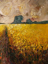 Simonas Gutauskas tapytas paveikslas Žydintis laukas, Rinktiniai peizažai , paveikslai internetu
