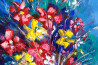Leonardas Černiauskas tapytas paveikslas Puokštė, Gėlės , paveikslai internetu
