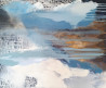 Above the Clouds original painting by Dalia Kirkutienė. Abstract Paintings