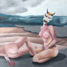 Emilija Šileikaitė tapytas paveikslas Slėpynės, Fantastiniai paveikslai , paveikslai internetu