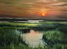 Sigita Paulauskienė tapytas paveikslas Vakaras, Peizažai , paveikslai internetu
