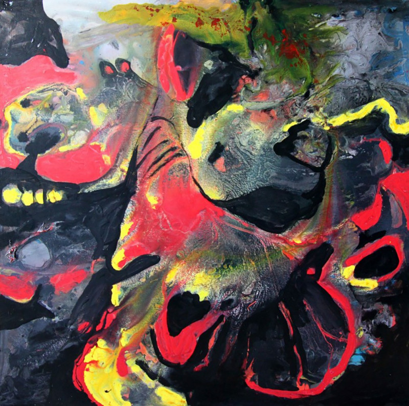 Vilius-Ksaveras Slavinskas tapytas paveikslas Naktyje, Išlaisvinta fantazija , paveikslai internetu