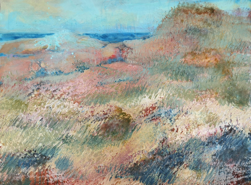 Beyond the Horizon original painting by Eglė Lipinskaitė. Landscapes
