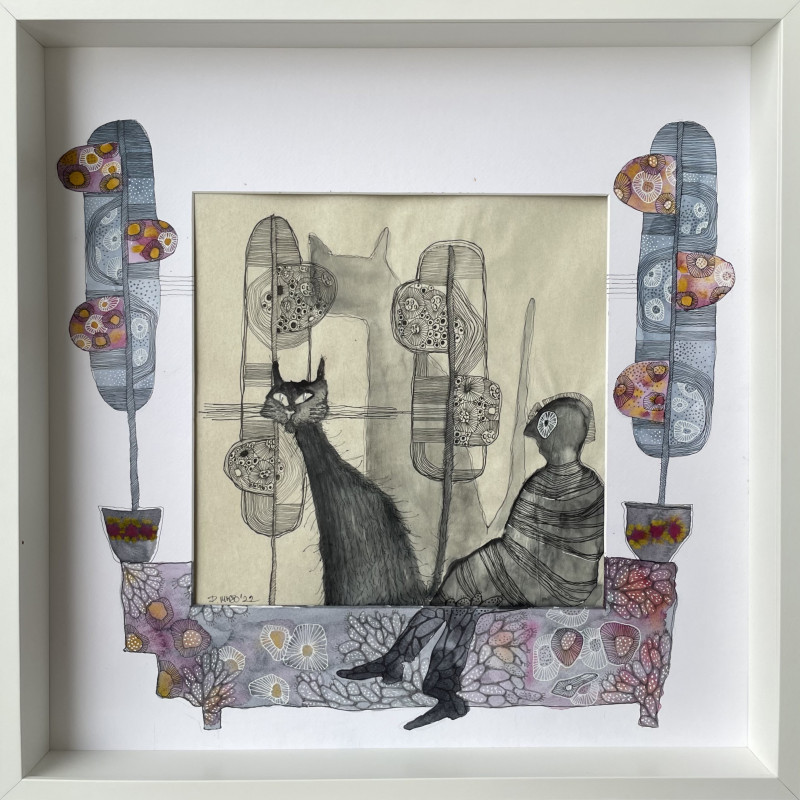 Daiva Mažo tapytas paveikslas Sofos kyciulinas, Animalistiniai paveikslai , paveikslai internetu