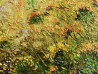Nijolė Grigonytė-Lozovska tapytas paveikslas Atsigulus pievoje, pasaulis atrodo kitaip 2, Gėlės , paveikslai internetu