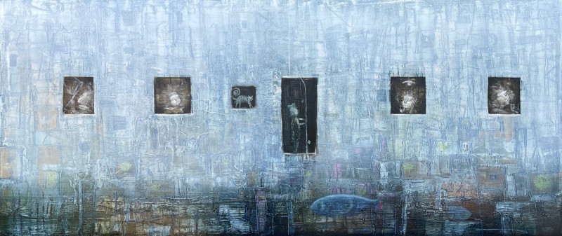 Modestas Malinauskas tapytas paveikslas Idilija, Fantastiniai paveikslai , paveikslai internetu