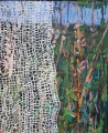 Loreta Zdanavičienė tapytas paveikslas Uždanga, Abstrakti tapyba , paveikslai internetu