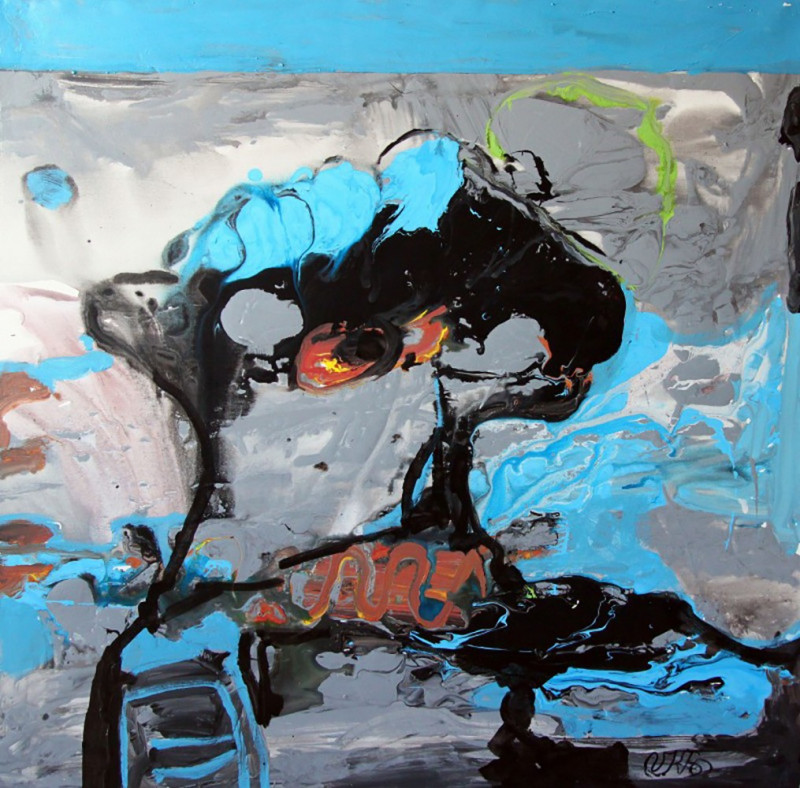 Vilius-Ksaveras Slavinskas tapytas paveikslas Nustebęs, Išlaisvinta fantazija , paveikslai internetu