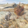 In Wilderness original painting by Onutė Juškienė. Animalistic Paintings