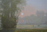 Rimantas Virbickas tapytas paveikslas Ryto tyloje, Peizažai , paveikslai internetu