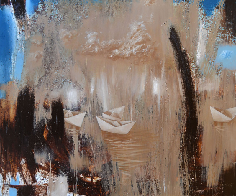 Artūras Braziūnas tapytas paveikslas Kapučininis rytas, Išlaisvinta fantazija , paveikslai internetu