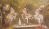 Genutė Burbaitė tapytas paveikslas Pleputės, Tapyba su žmonėmis , paveikslai internetu