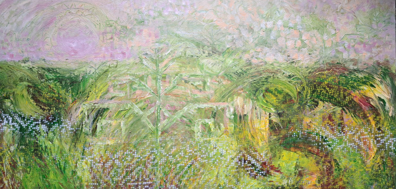 Areta Didžionienė tapytas paveikslas Nupjautos žolės kvapas, Galerija , paveikslai internetu