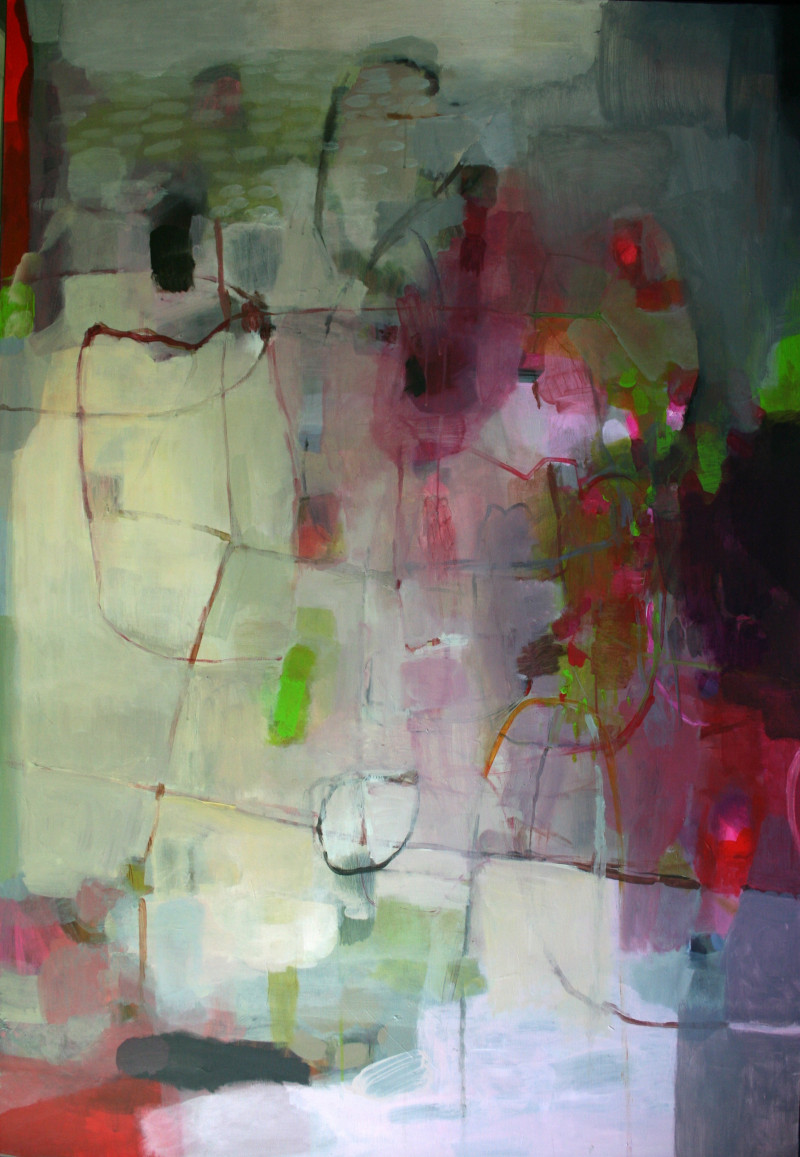 Giedra Purlytė tapytas paveikslas Viskas kaip sapnas I, Abstrakti tapyba , paveikslai internetu