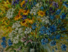 Irma Pažimeckienė tapytas paveikslas Pakelės gėlės, Natiurmortai , paveikslai internetu