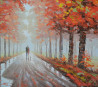 Rimantas Virbickas tapytas paveikslas Spalvų apsupty, Paveikslai su rudeniu , paveikslai internetu