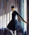 Serghei Ghetiu tapytas paveikslas At The Ballet School, Šokis - Muzika , paveikslai internetu