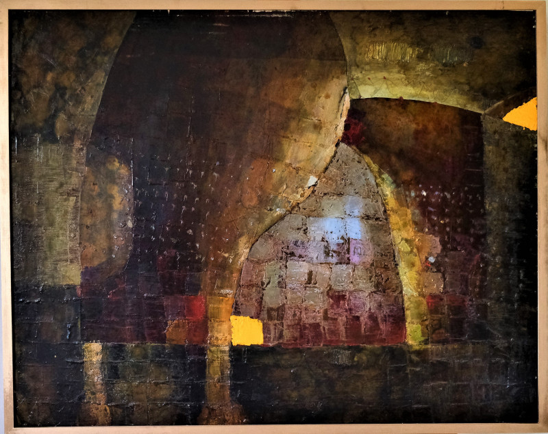Rytas Jurgelis tapytas paveikslas Prisilietimas, Abstrakti tapyba , paveikslai internetu