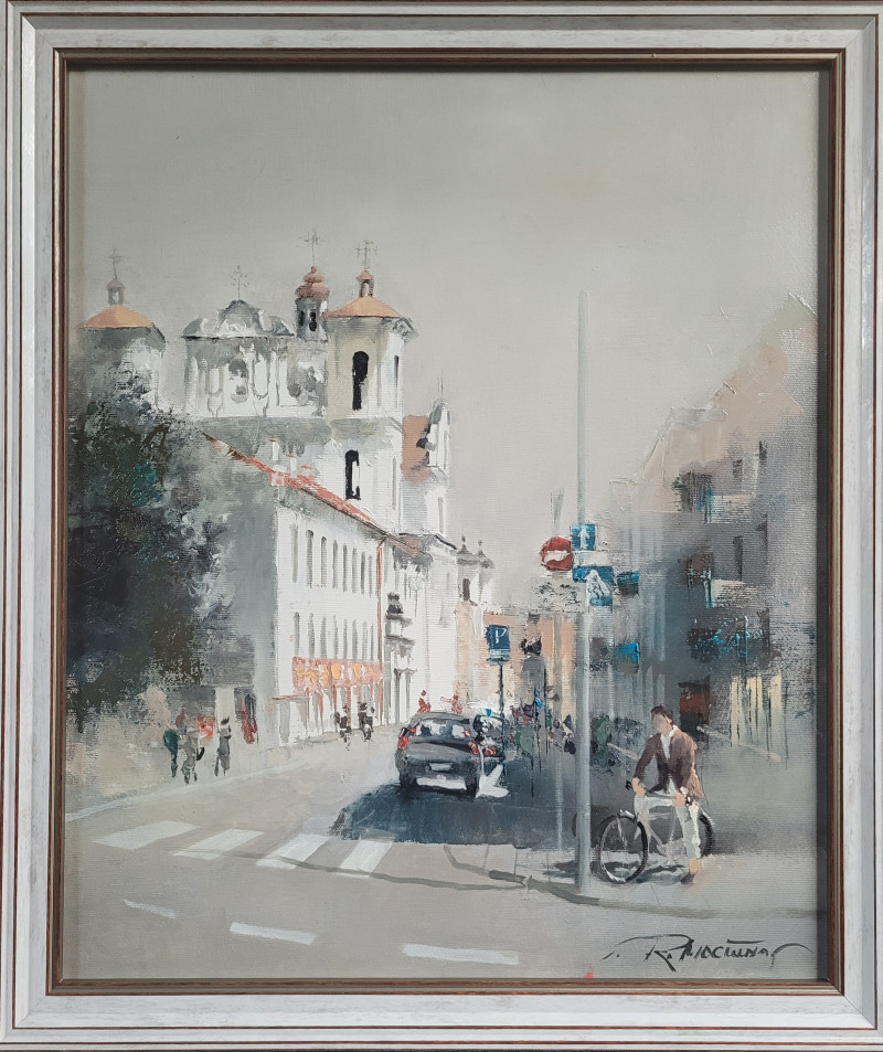 Rolandas Mociūnas tapytas paveikslas Vidurdienis mieste, Galerija , paveikslai internetu