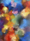 Junija Galejeva tapytas paveikslas Vasaros džiazas 2, Abstrakti tapyba , paveikslai internetu
