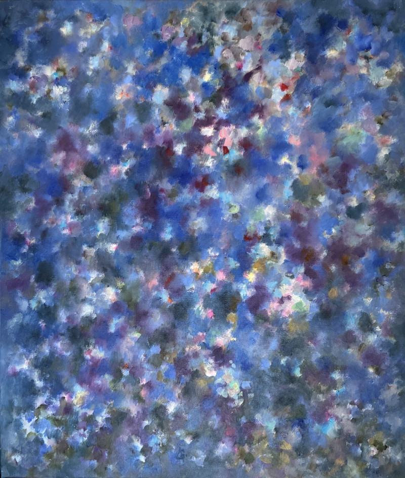 Junija Galejeva tapytas paveikslas Mėlyna, Abstrakti tapyba , paveikslai internetu