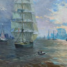 Viktor Reznik tapytas paveikslas Elbės paradas, Marinistiniai paveikslai , paveikslai internetu