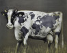 Global Milk Supply original painting by Laimonas Šmergelis. Animalistic Paintings